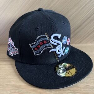 New Era CHICAGO‎ WHITE SOX 'SPRING INJECTION' 59FIFTY FITTED 7 1/2 Hat Cap MLB